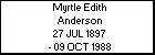 Myrtle Edith Anderson