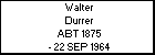 Walter Durrer