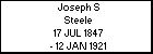 Joseph S Steele