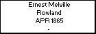 Ernest Melville Rowland