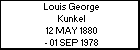 Louis George Kunkel