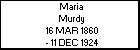 Maria Murdy