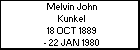 Melvin John Kunkel