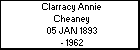Clarracy Annie Cheaney