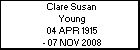 Clare Susan Young