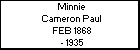 Minnie Cameron Paul