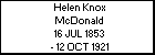 Helen Knox McDonald
