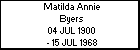 Matilda Annie Byers