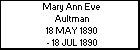 Mary Ann Eve Aultman