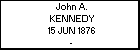 John A. KENNEDY