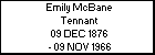 Emily McBane Tennant