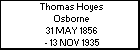 Thomas Hoyes Osborne