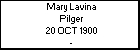 Mary Lavina Pilger