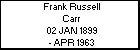 Frank Russell Carr