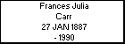 Frances Julia Carr