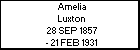 Amelia Luxton