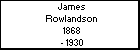 James Rowlandson