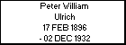 Peter William Ulrich