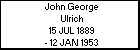 John George Ulrich