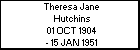 Theresa Jane Hutchins