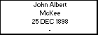 John Albert McKee