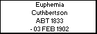 Euphemia Cuthbertson