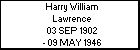 Harry William Lawrence