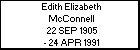 Edith Elizabeth McConnell