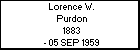 Lorence W. Purdon