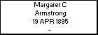Margaret C Armstrong