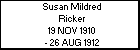 Susan Mildred Ricker