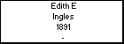 Edith E Ingles