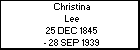 Christina Lee