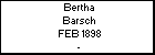 Bertha Barsch