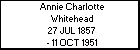 Annie Charlotte Whitehead