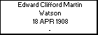 Edward Clifford Martin Watson