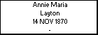 Annie Maria Layton