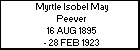 Myrtle Isobel May Peever