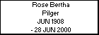 Rose Bertha Pilger