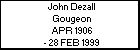 John Dezall Gougeon