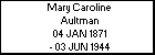 Mary Caroline Aultman