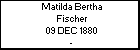 Matilda Bertha Fischer