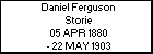 Daniel Ferguson Storie