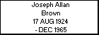Joseph Allan Brown