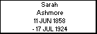 Sarah Ashmore