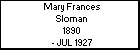 Mary Frances Sloman