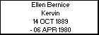 Ellen Bernice Kervin