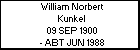 William Norbert Kunkel