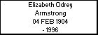 Elizabeth Odrey Armstrong