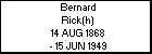 Bernard Rick(h)